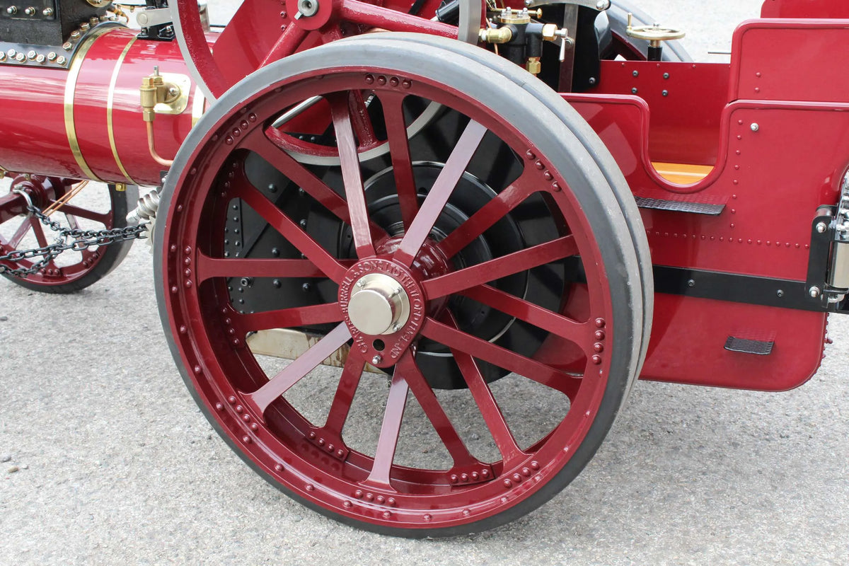 4 inch scale Burrell agricultural engine with trailer