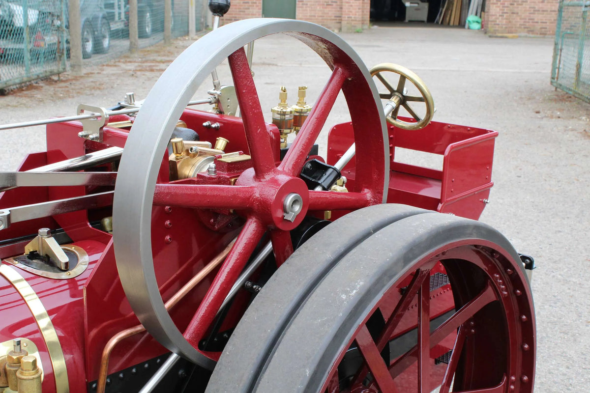 4 inch scale Burrell agricultural engine with trailer