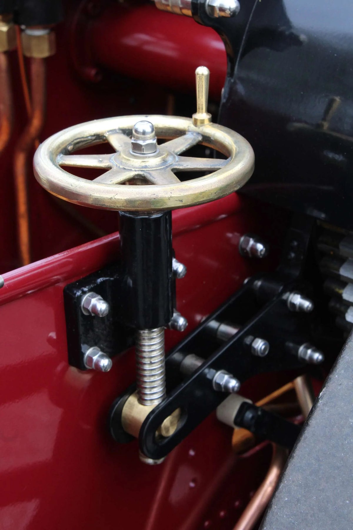 4 inch scale Burrell agricultural engine with trailer