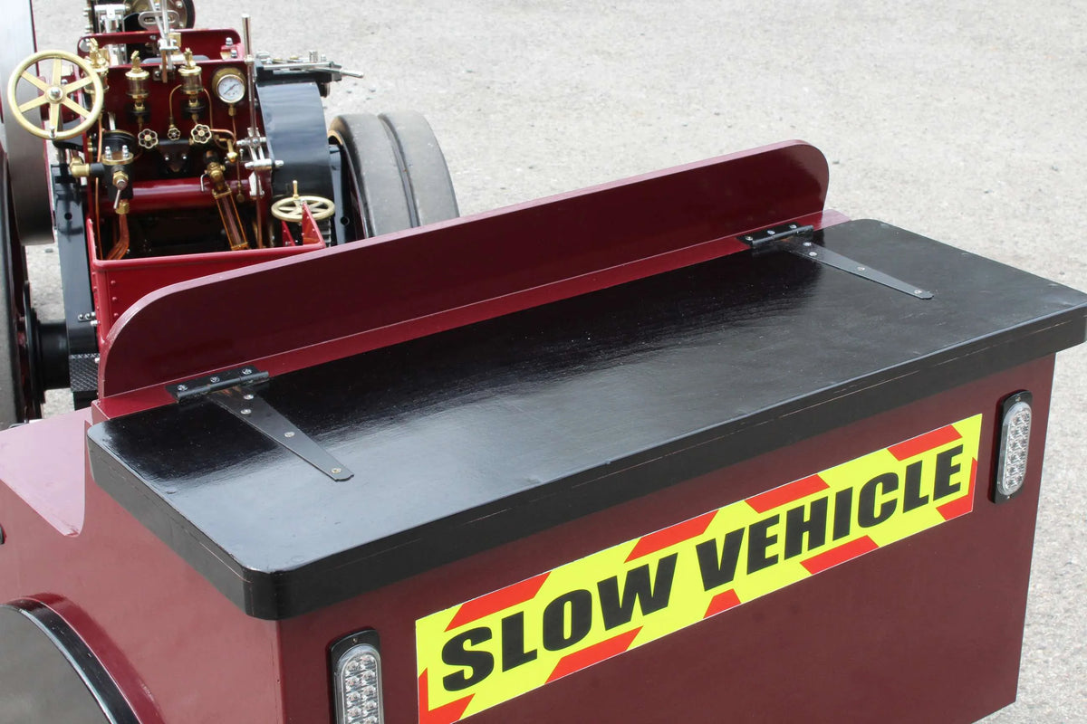 4 inch scale Burrell agricultural engine with trailer