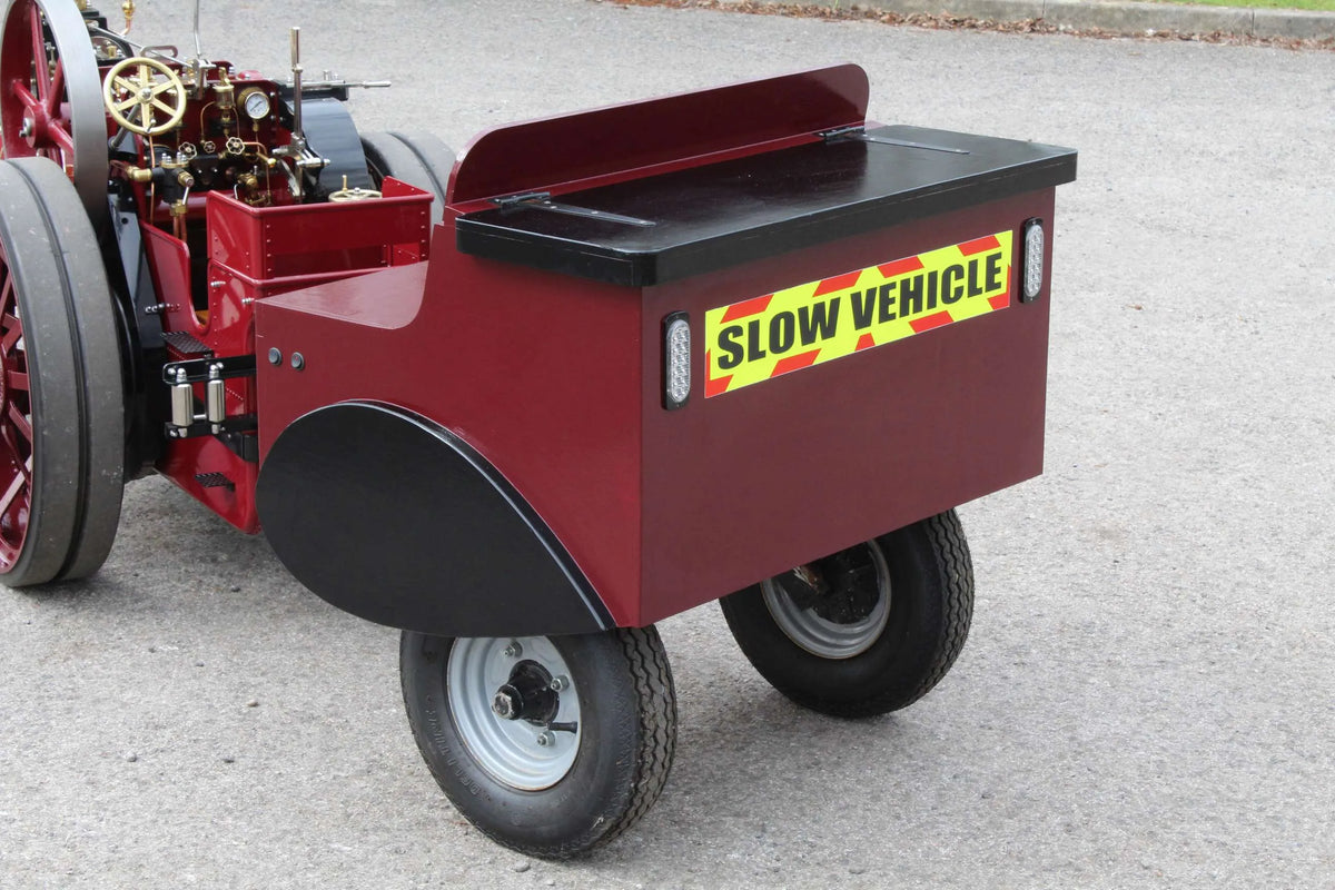 4 inch scale Burrell agricultural engine with trailer