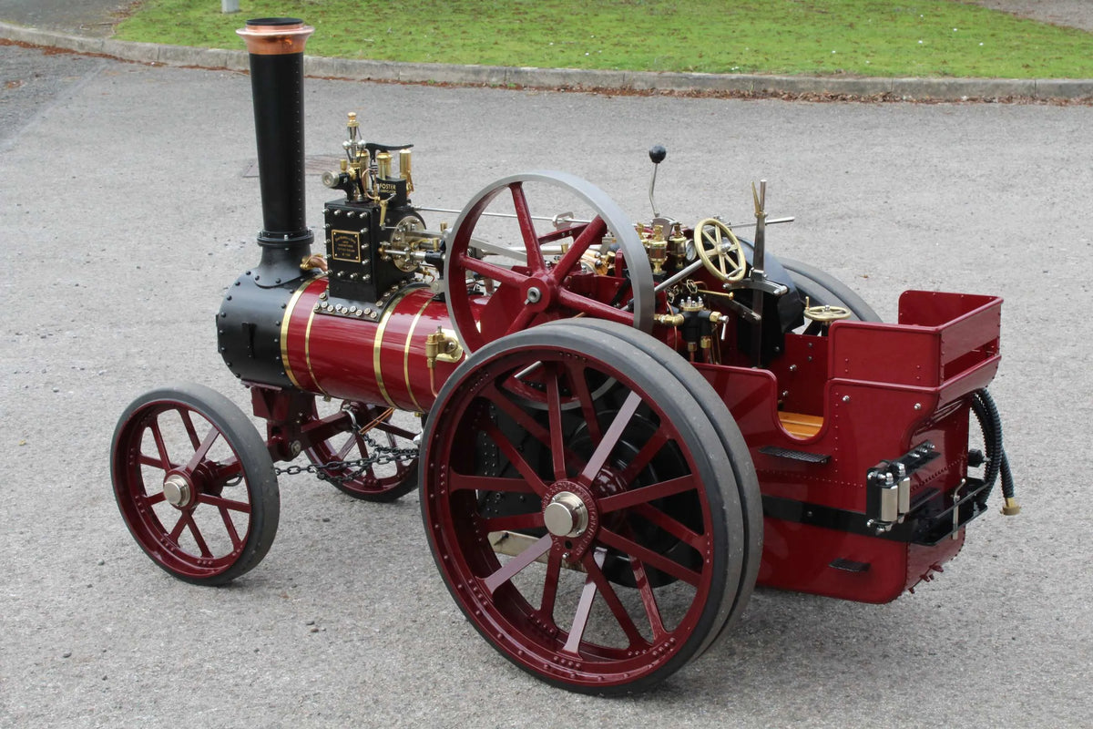 4 inch scale Burrell agricultural engine with trailer