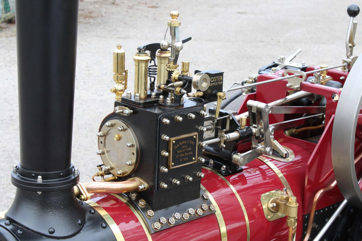 4 inch scale Burrell agricultural engine with trailer