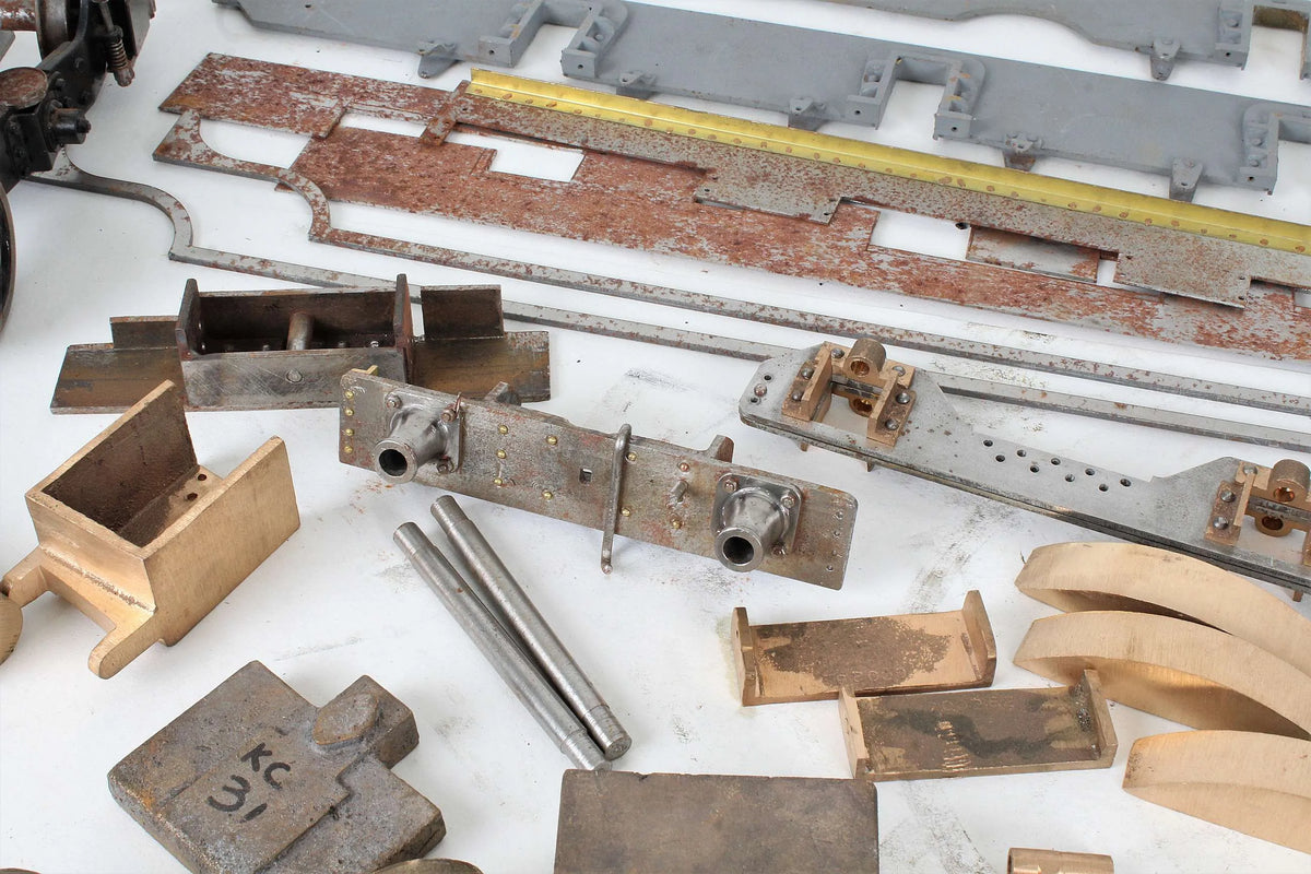 Frames & castings for 3 1/2 inch gauge GWR "King"