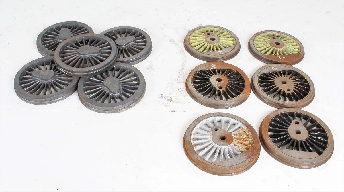 3 1/2 inch gauge driving wheel castings