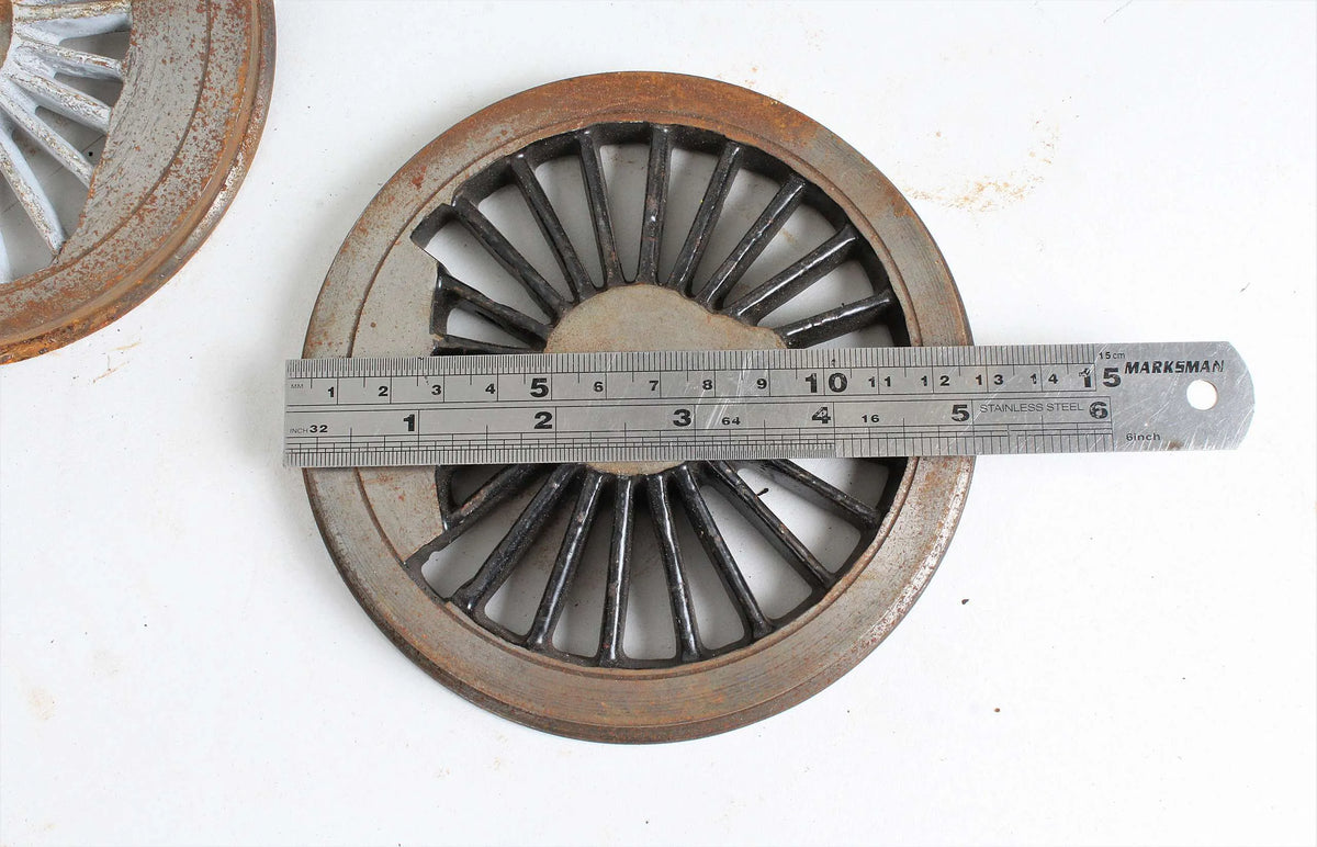 3 1/2 inch gauge driving wheel castings