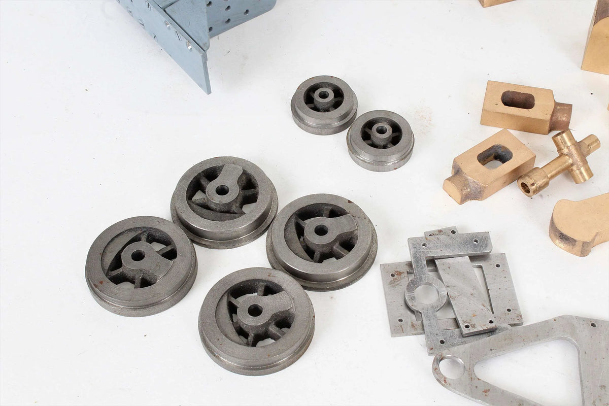 2 1/2 inch gauge Bagnall "Polar Bear" frames, castings, boiler material