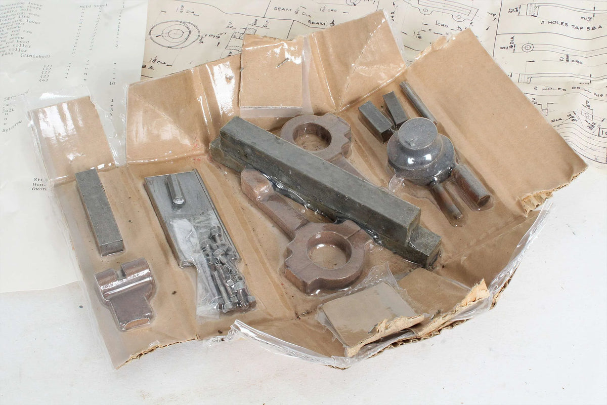 Stuart No.4 castings with reversing gear