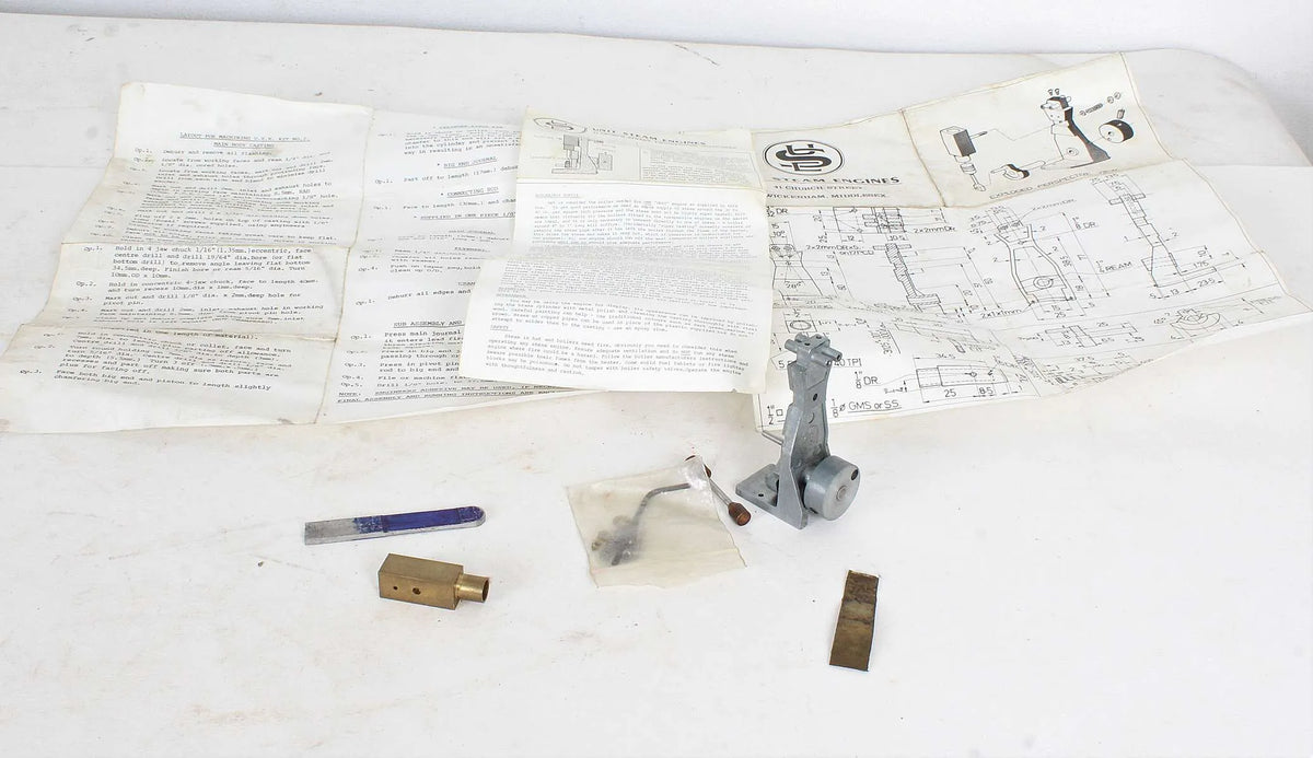 Unit Steam engine No.2 kit part-assembled
