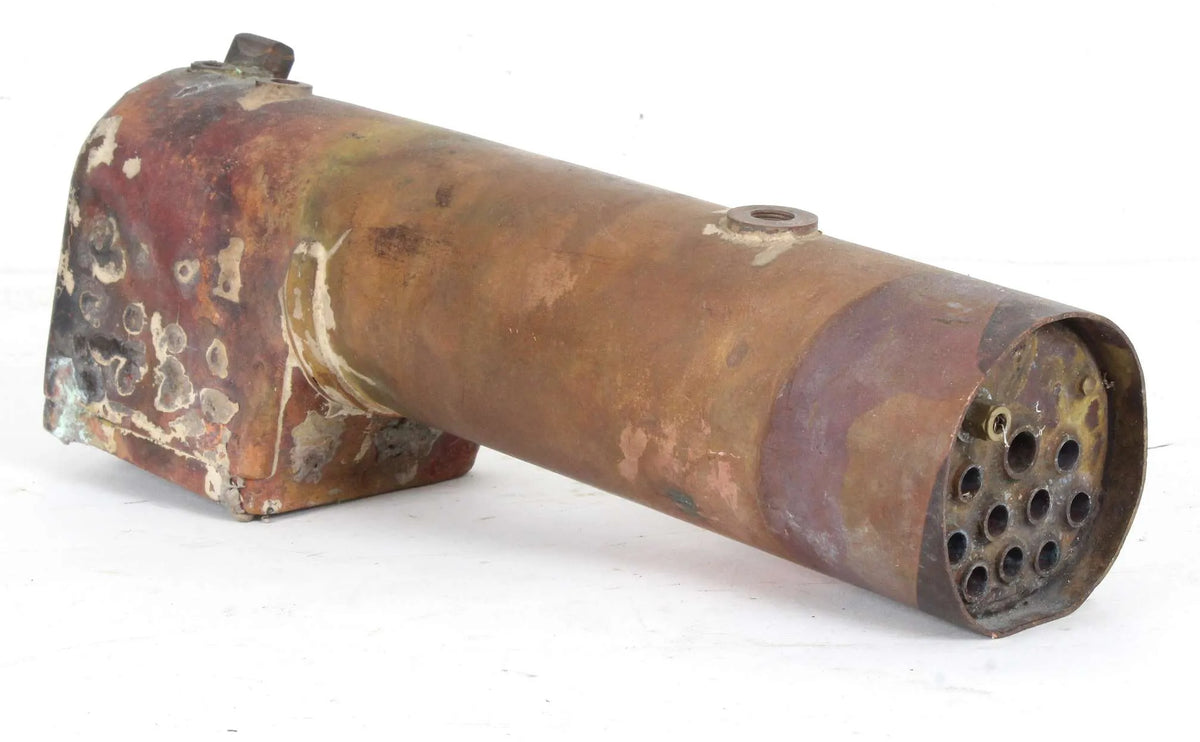 Copper boiler and brass tender tank for 2 1/2 inch gauge locomotive