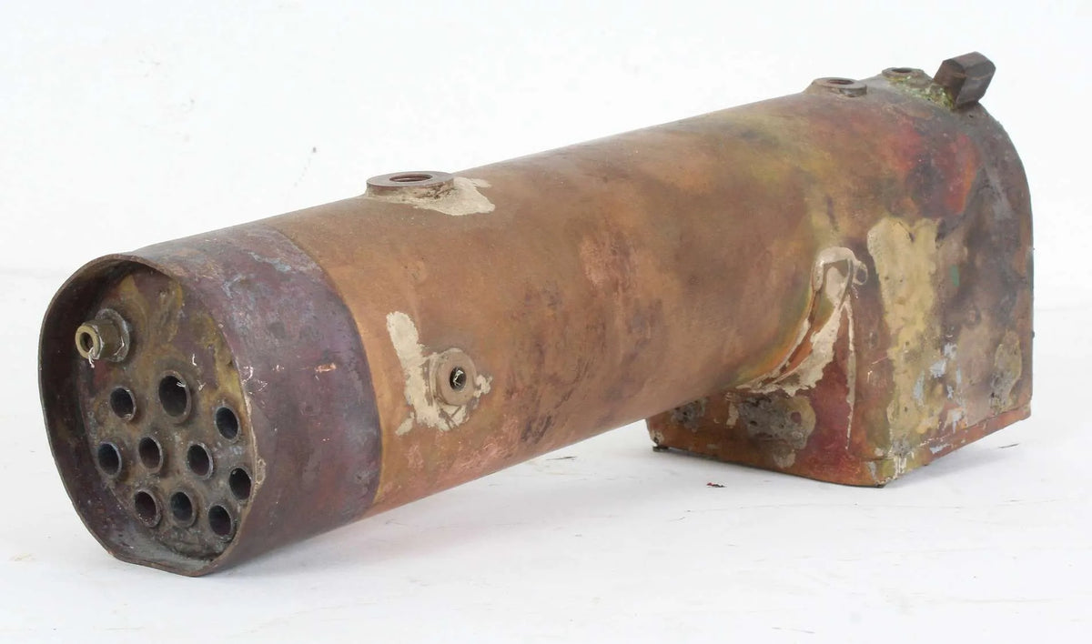 Copper boiler and brass tender tank for 2 1/2 inch gauge locomotive