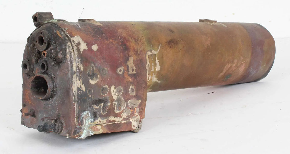 Copper boiler and brass tender tank for 2 1/2 inch gauge locomotive