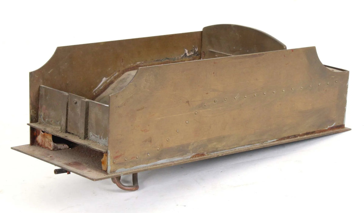 Copper boiler and brass tender tank for 2 1/2 inch gauge locomotive
