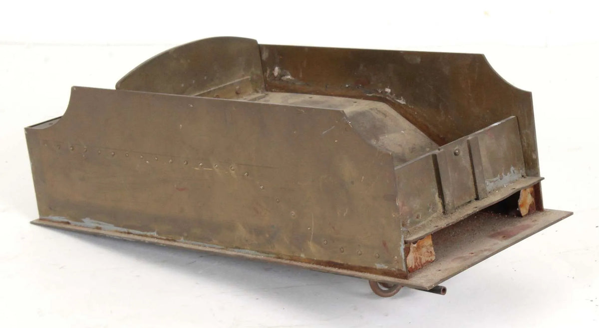 Copper boiler and brass tender tank for 2 1/2 inch gauge locomotive
