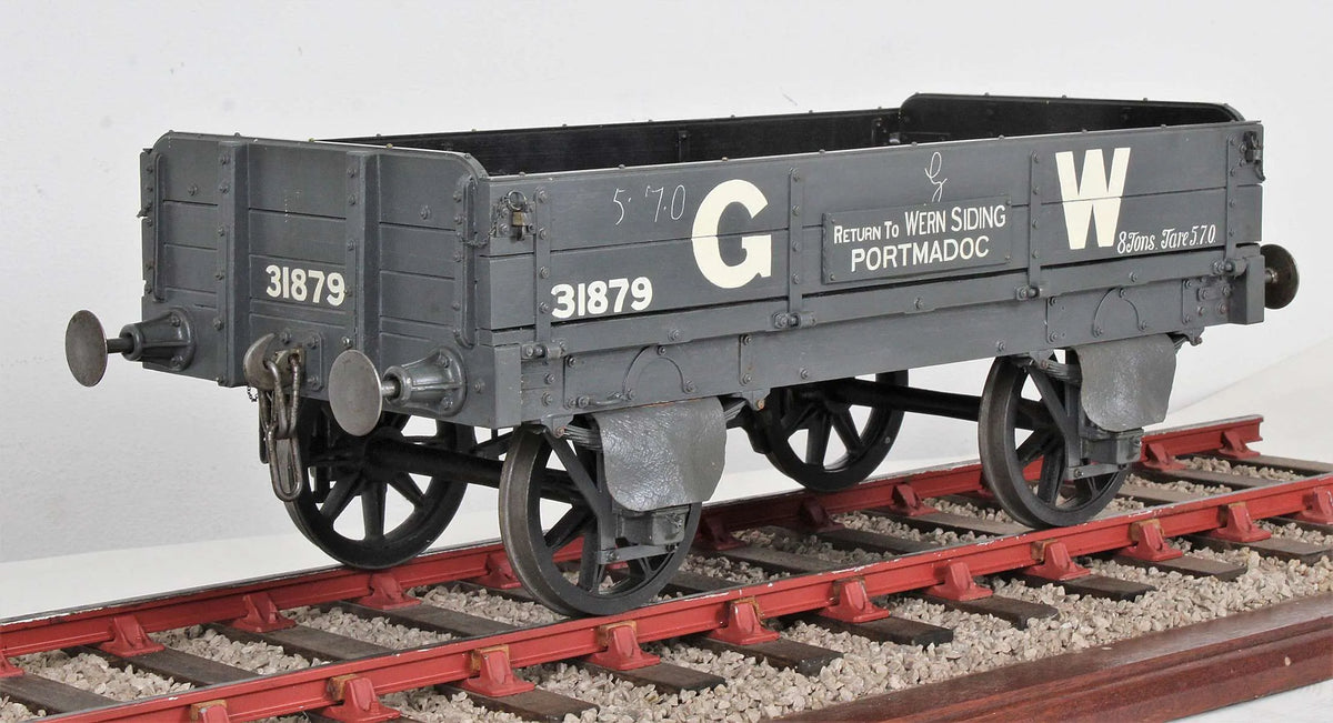 5 inch gauge GWR 2 plank wagon