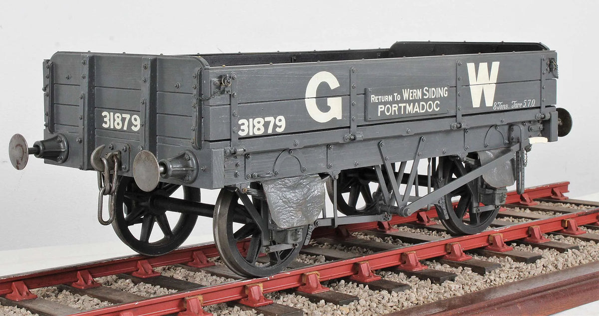 5 inch gauge GWR 2 plank wagon