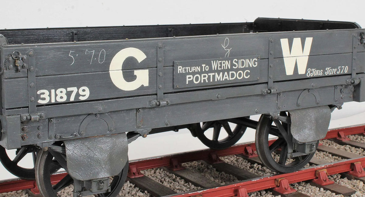 5 inch gauge GWR 2 plank wagon
