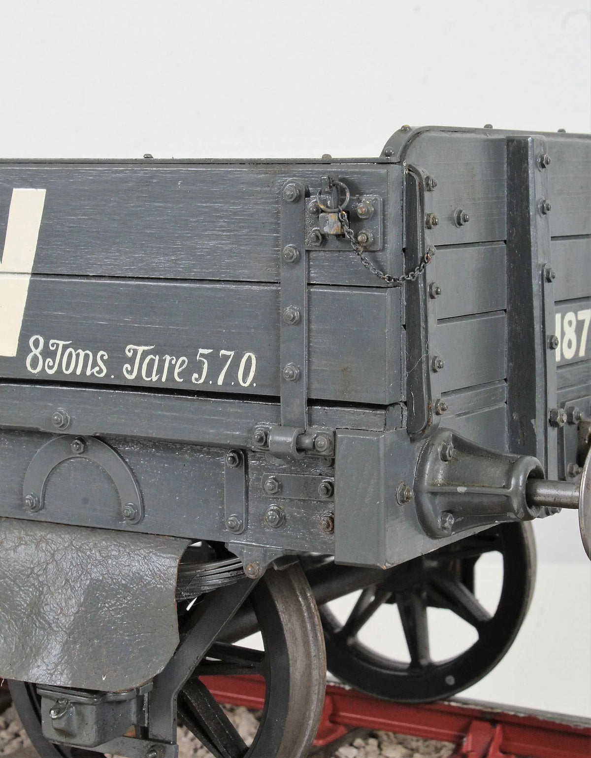 5 inch gauge GWR 2 plank wagon