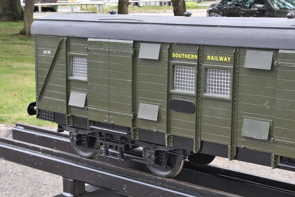 5 inch gauge Southern Railway bogie luggage van