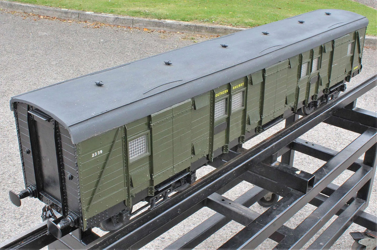 5 inch gauge Southern Railway bogie luggage van