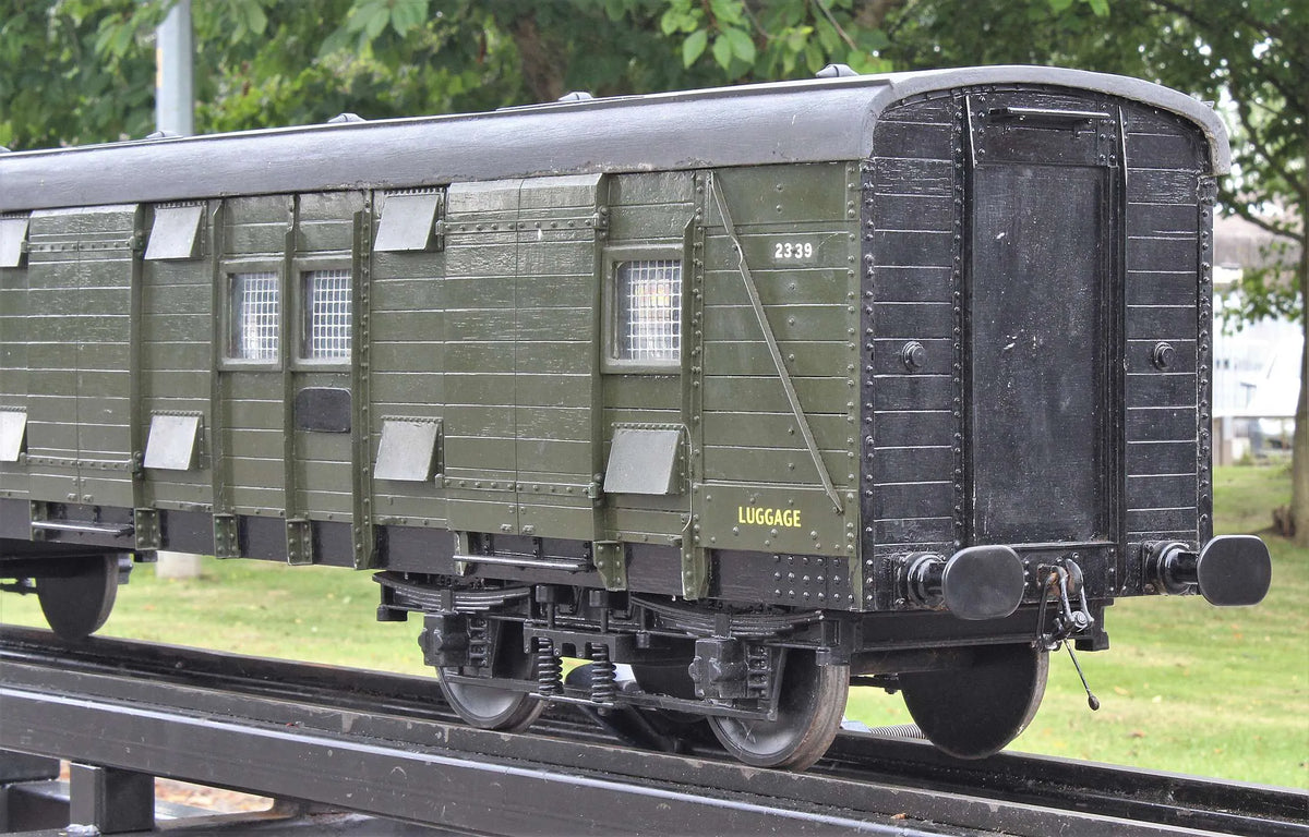 5 inch gauge Southern Railway bogie luggage van