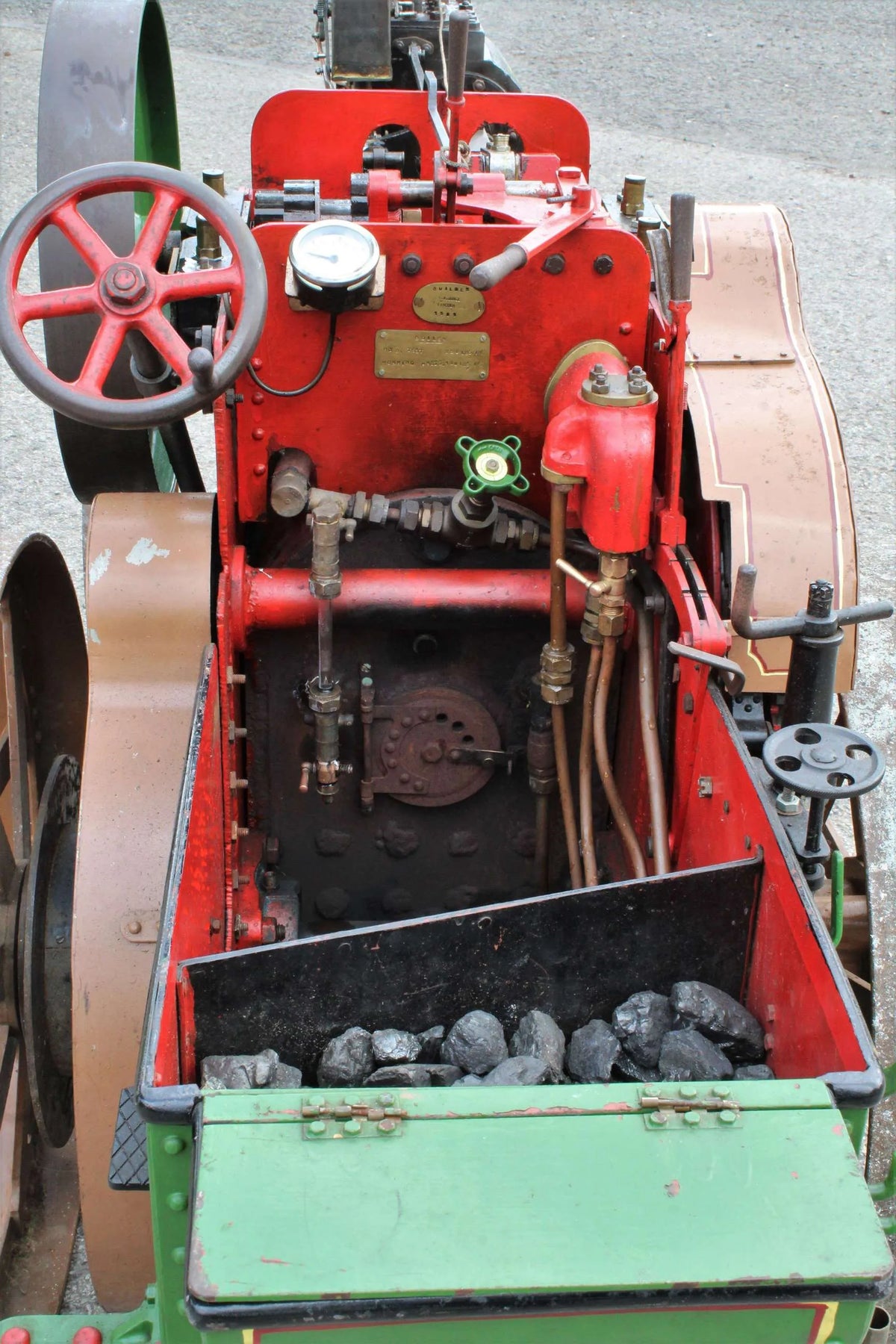 6 inch scale 3 ton steam tractor