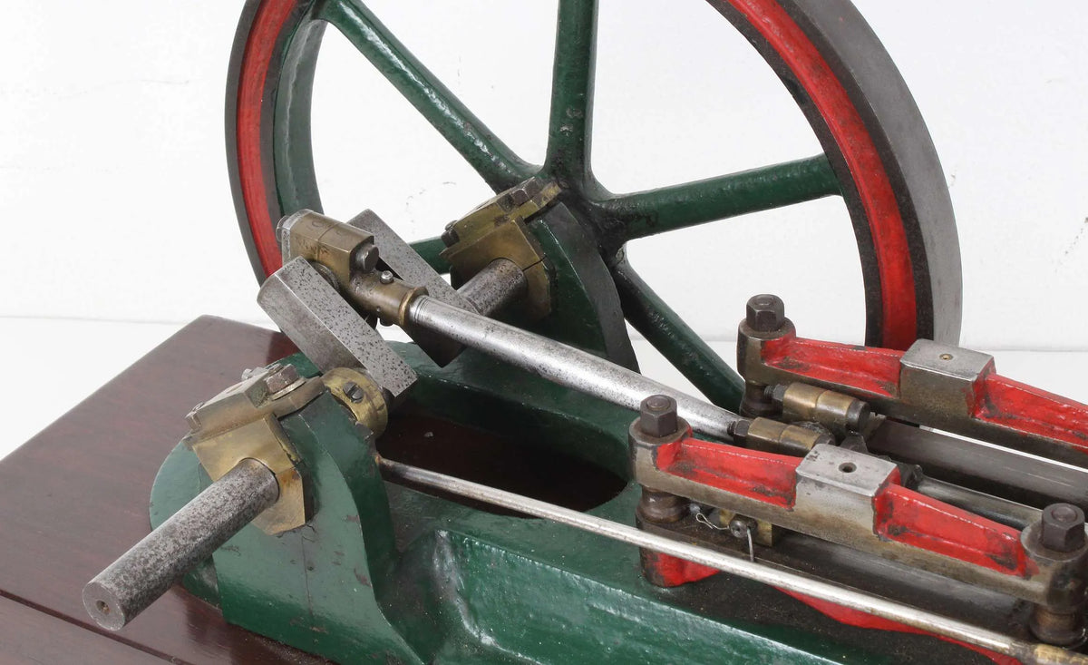 Vintage horizontal mill engine