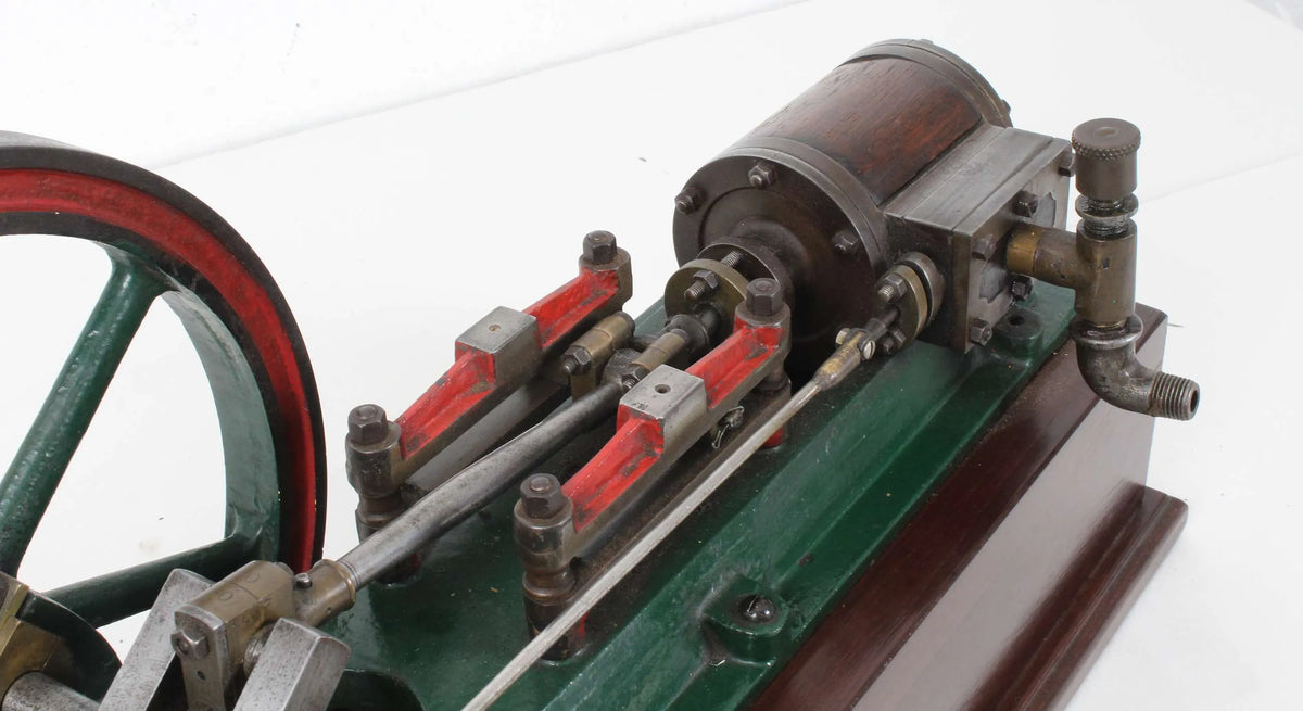 Vintage horizontal mill engine