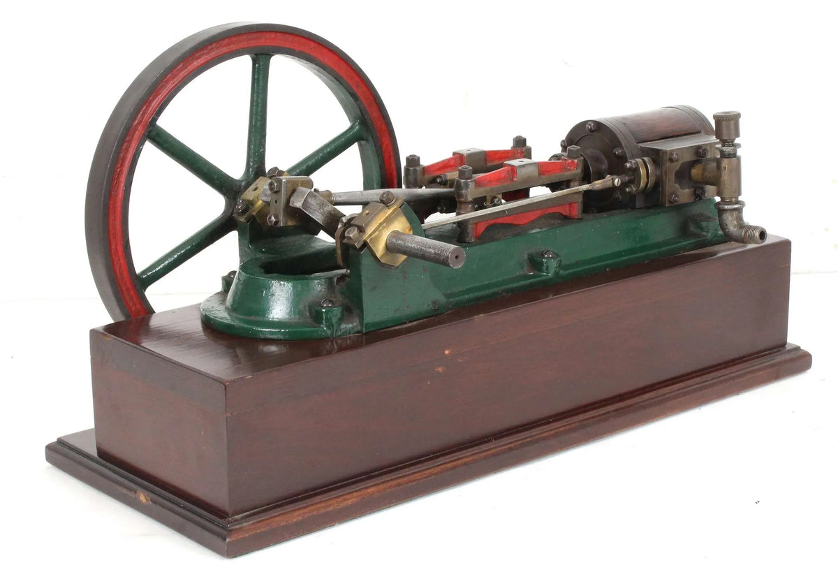 Vintage horizontal mill engine