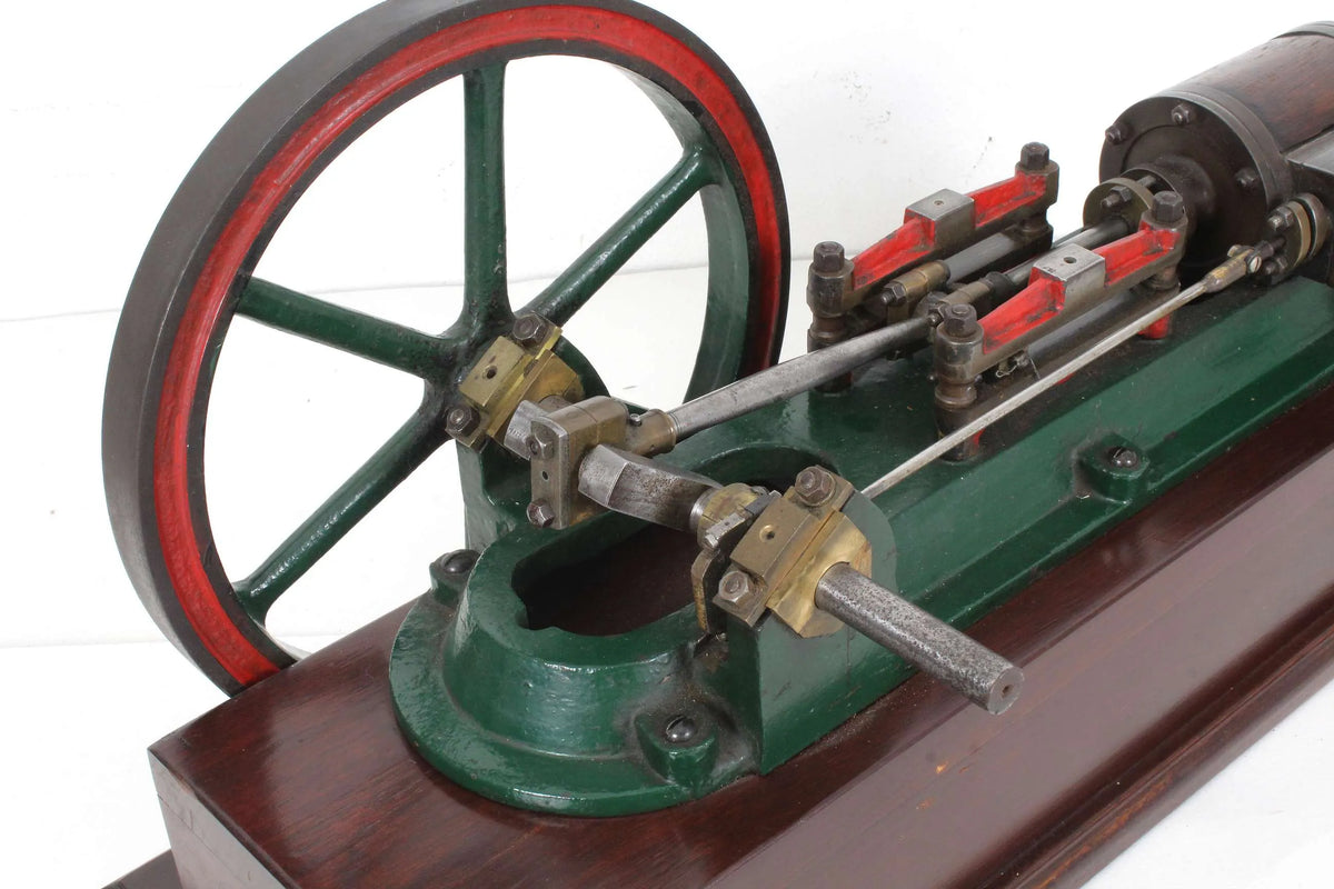 Vintage horizontal mill engine