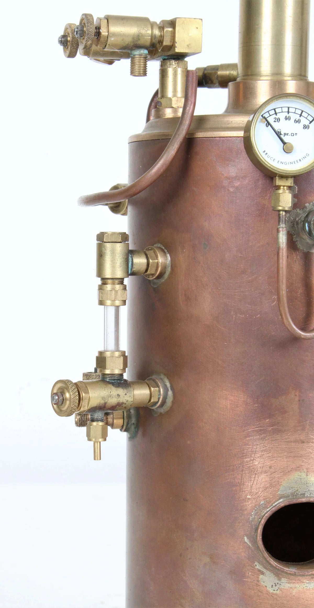 4 inch vertical coal-fired test boiler