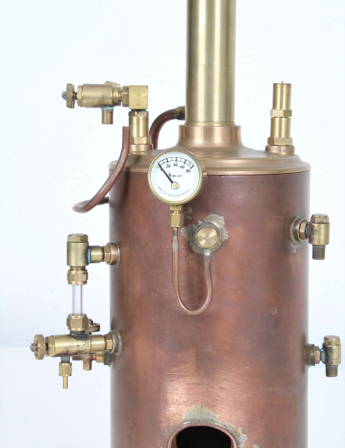 4 inch vertical coal-fired test boiler