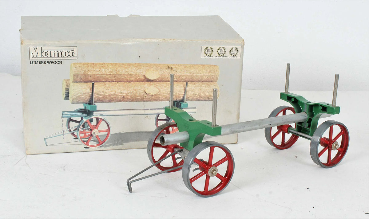 Pair of Mamod lumber wagons