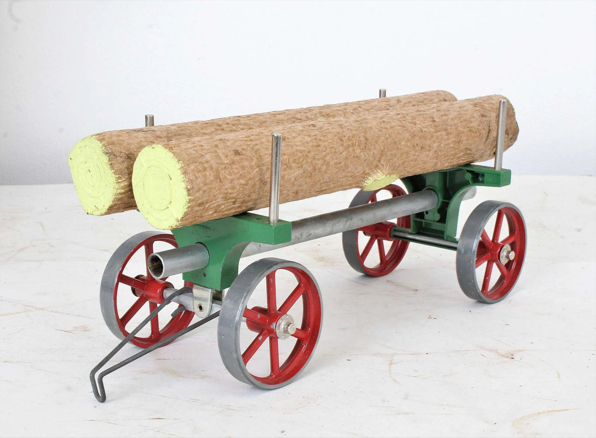 Pair of Mamod lumber wagons
