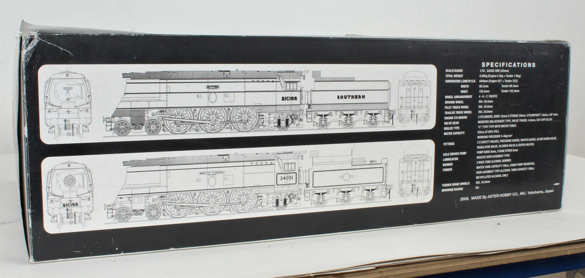 Gauge 1 Aster Southern "West Country" Pacific