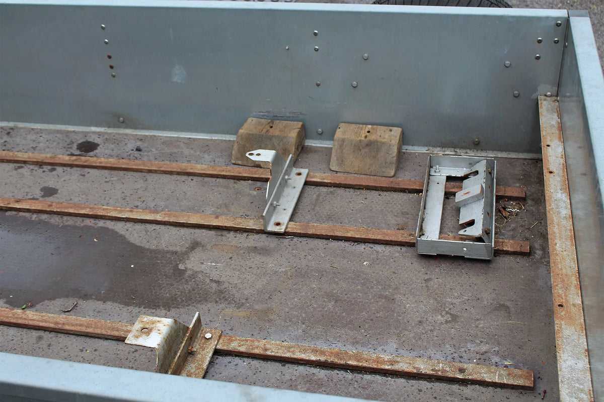 1400Kg Ifor Williams GD84 trailer fitted for 7 1/4 inch gauge locomotives