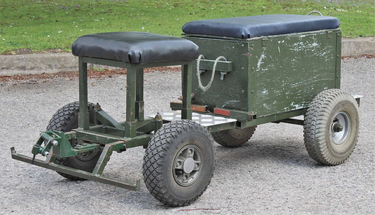 3 inch scale Burrell agricultural engine with driving trolley