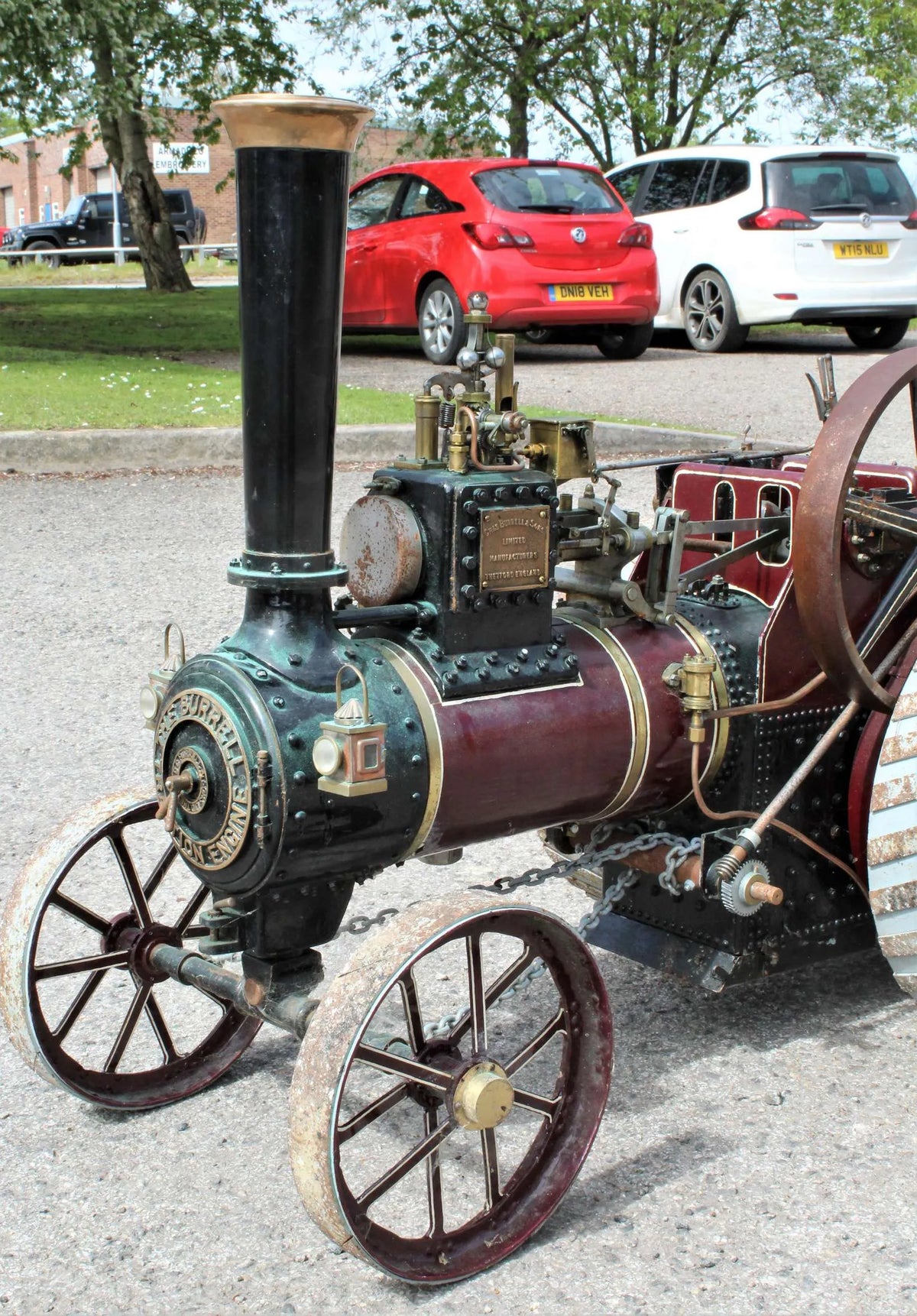 3 inch scale Burrell agricultural engine