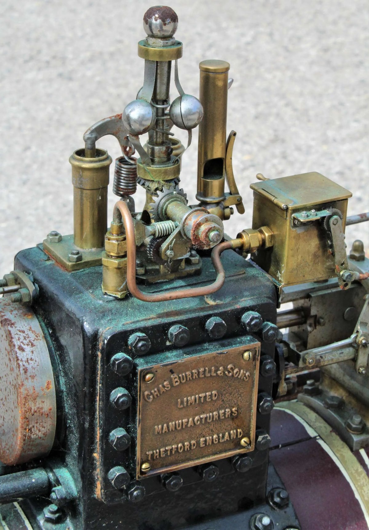 3 inch scale Burrell agricultural engine