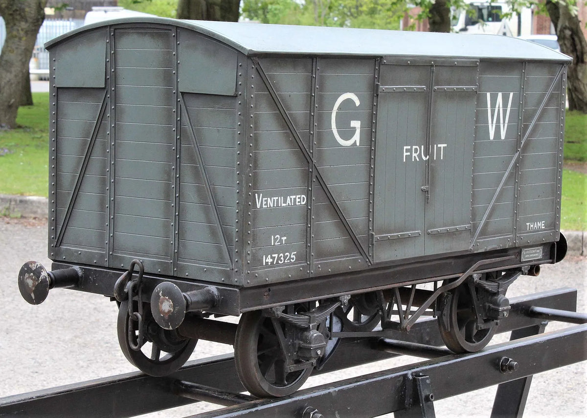 7 1/4 inch gauge Great Western box van