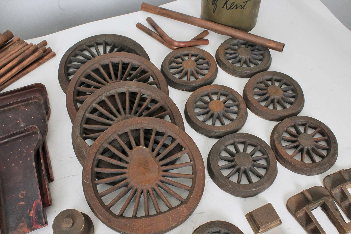 5 inch gauge "Maid of Kent" castings & flanged boiler plates
