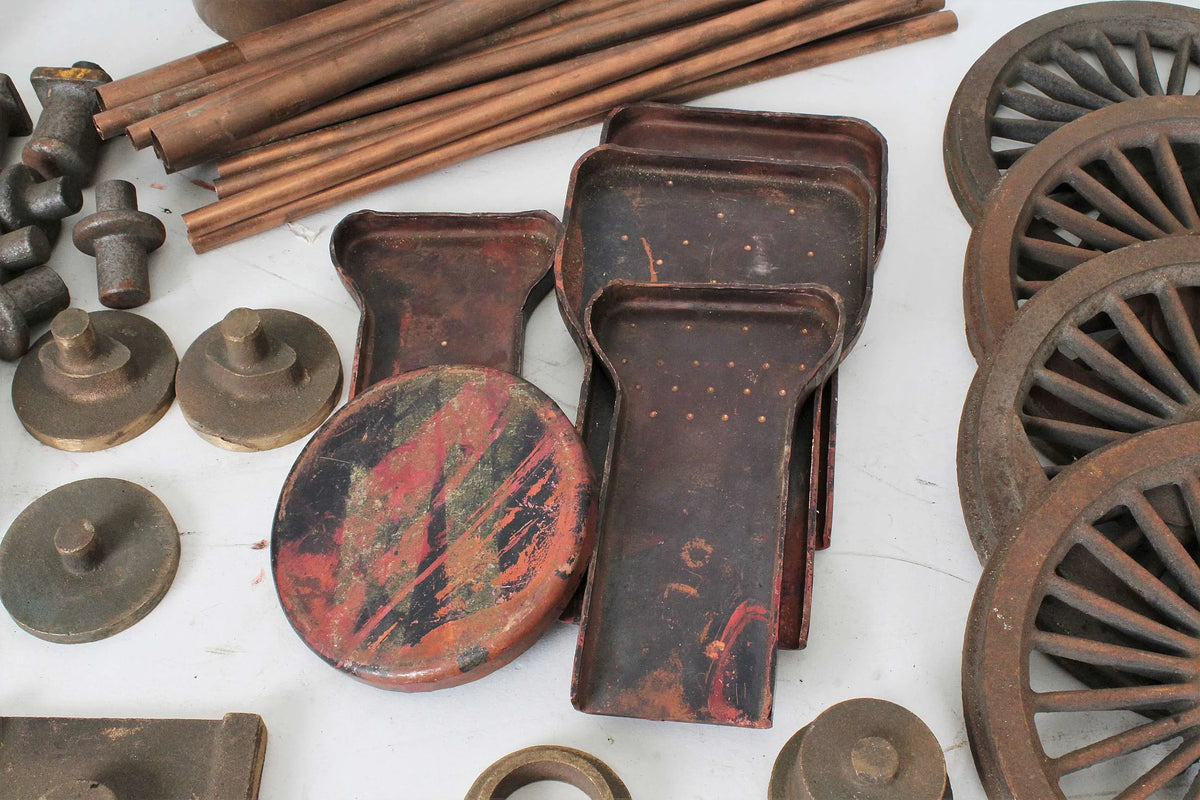 5 inch gauge "Maid of Kent" castings & flanged boiler plates