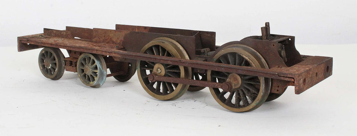 Vintage 2 inch gauge 4-4-0 chassis