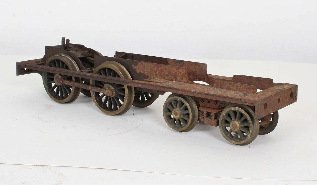 Vintage 2 inch gauge 4-4-0 chassis