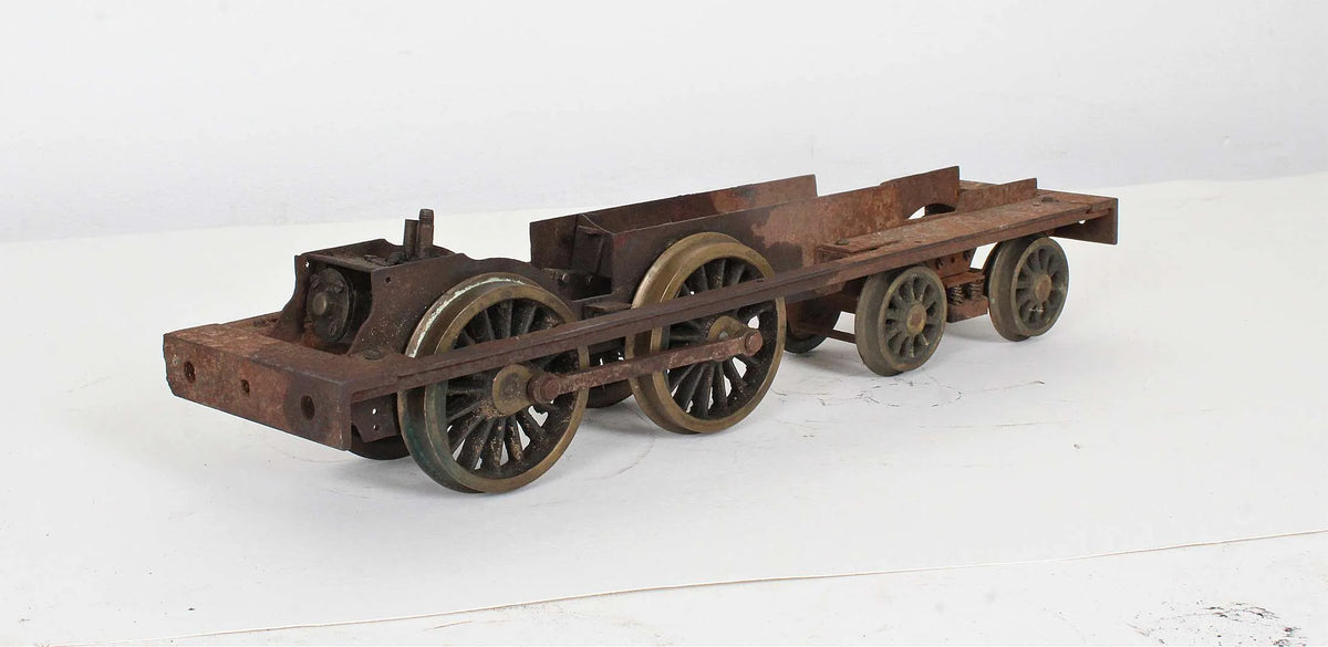 Vintage 2 inch gauge 4-4-0 chassis