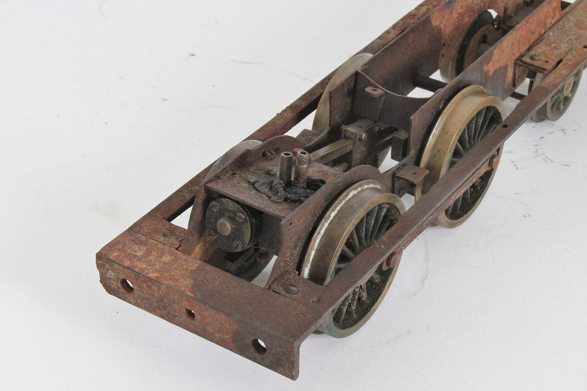 Vintage 2 inch gauge 4-4-0 chassis