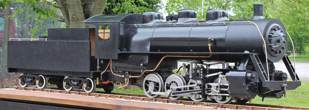 3 1/2 inch gauge Caribou 0-8-0
