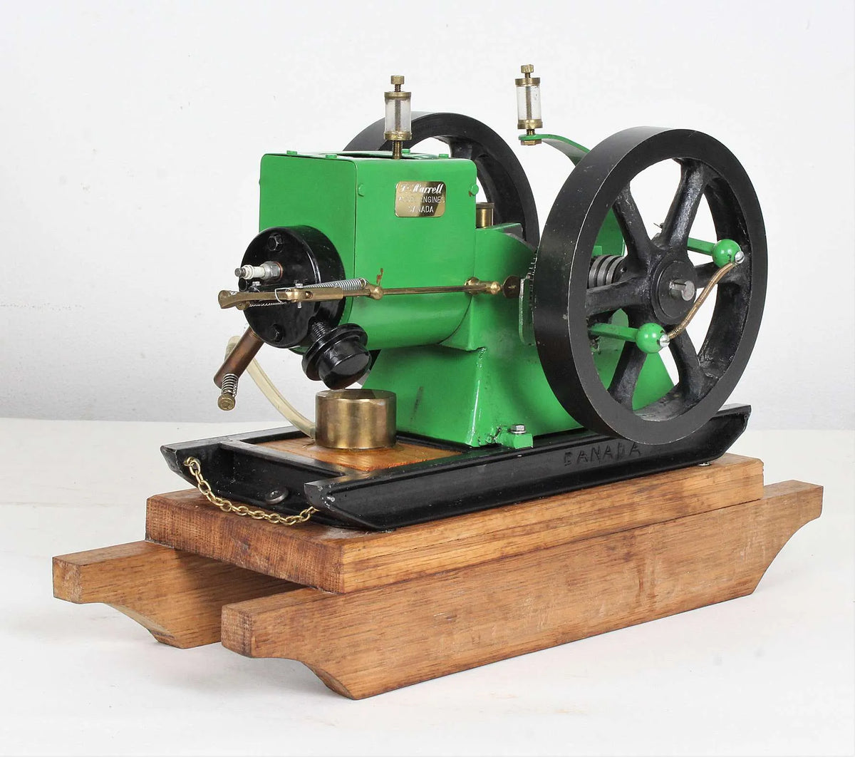 Open crank hit & miss engine