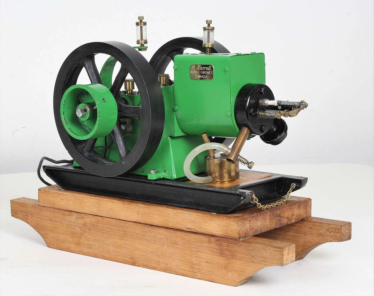 Open crank hit & miss engine