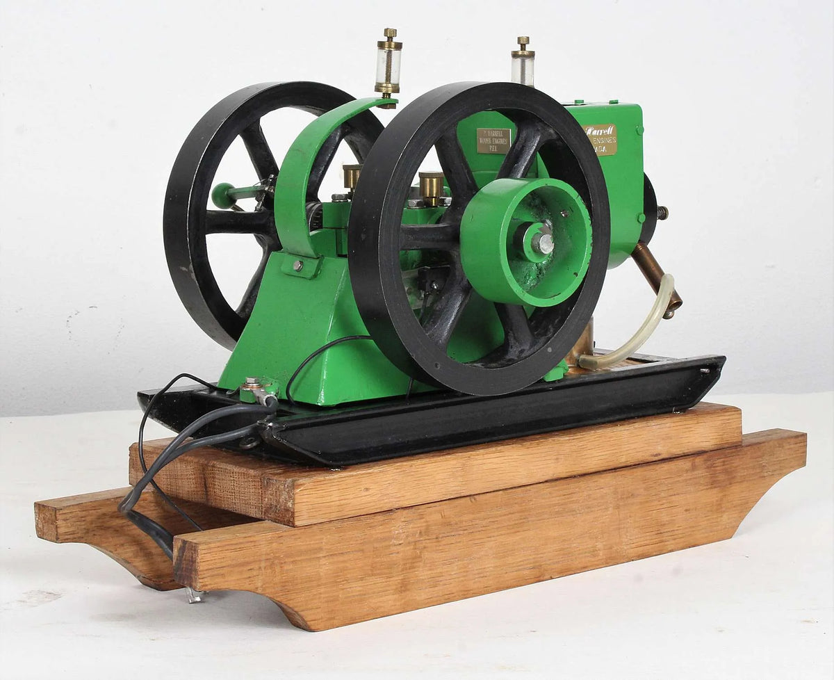 Open crank hit & miss engine